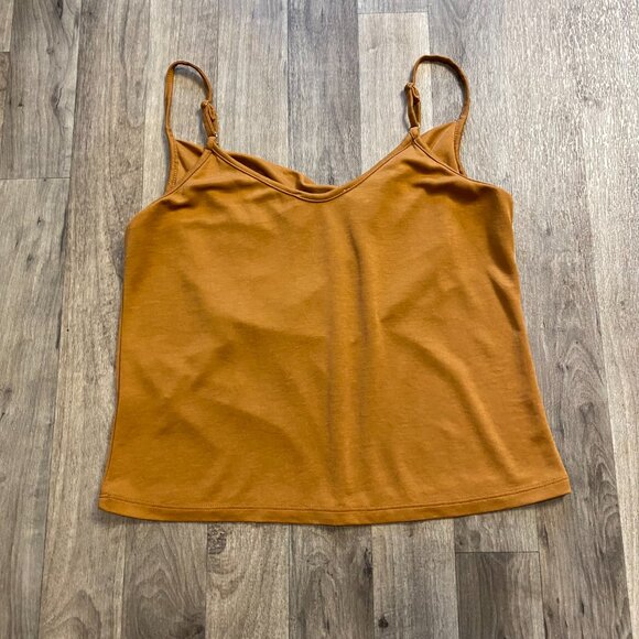 Heartloom Orange Tank Top Relaxed Neckline Size Small - Picture 3 of 7